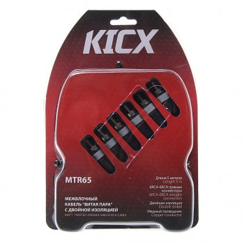 2 469 р. Кабель RCA 6х6 5м KICX KICX mtr 65  с доставкой в г. Керчь. Увеличить фотографию 1