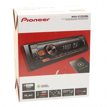 8 499 р. Магнитола автомобильная 1DIN PIONEER PIONEER mvh-s120uba  с доставкой в г. Керчь. Увеличить фотографию 4