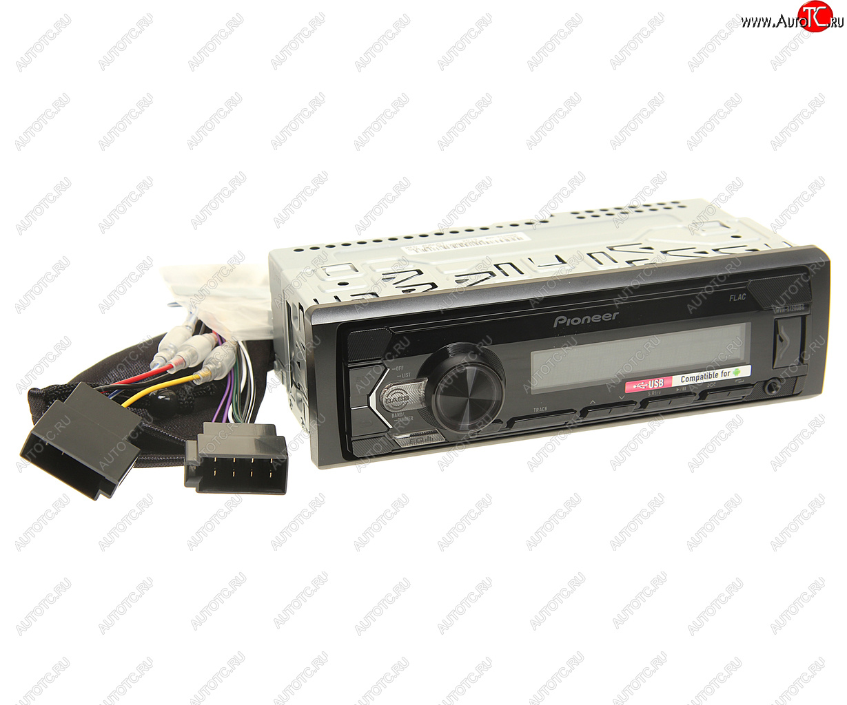 7 999 р. Магнитола автомобильная 1DIN PIONEER PIONEER mvh-s120ubg  с доставкой в г. Керчь