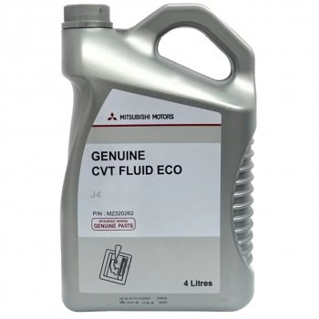 9 649 р. Масло трансмиссионное MITSUBISHI CVT Fluid Eco J4 4л OE MITSUBISHI mz320262  с доставкой в г. Керчь. Увеличить фотографию 1