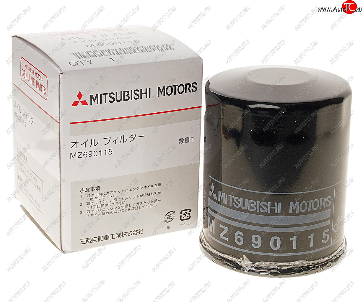 1 249 р. Фильтр масляный MITSUBISHI OE MITSUBISHI mz690115  с доставкой в г. Керчь
