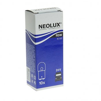 53 р. Лампа 24V R5W BA15d 50лм Standard NEOLUX NEOLUX n150  с доставкой в г. Керчь. Увеличить фотографию 2