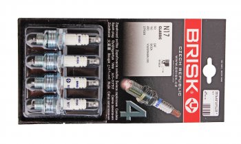 949 р. Свеча зажигания ГАЗ-2410 BRISK N17 комплект BRISK n17  с доставкой в г. Керчь. Увеличить фотографию 1