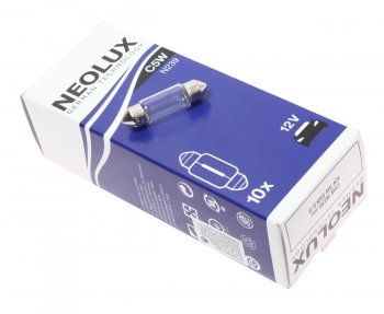 43 р. Лампа 12V C5W SV8.5-8 36мм 45лм Standard NEOLUX NEOLUX n239  с доставкой в г. Керчь. Увеличить фотографию 1