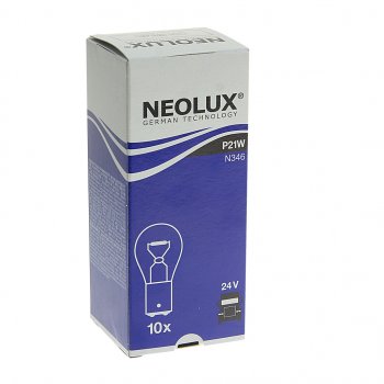 107 р. Лампа 24V P21W BA15d Standard NEOLUX NEOLUX n346  с доставкой в г. Керчь. Увеличить фотографию 2