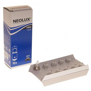 268 р. Лампа 12V H6W BAX9s 125лм Standard NEOLUX NEOLUX n434  с доставкой в г. Керчь. Увеличить фотографию 1