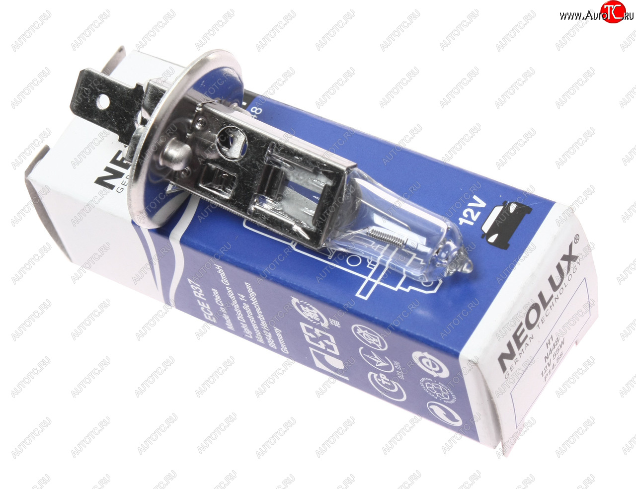 130 р. Лампа 12V H1 55W P14.5s 3200K 1550лм Standard NEOLUX NEOLUX n448  с доставкой в г. Керчь