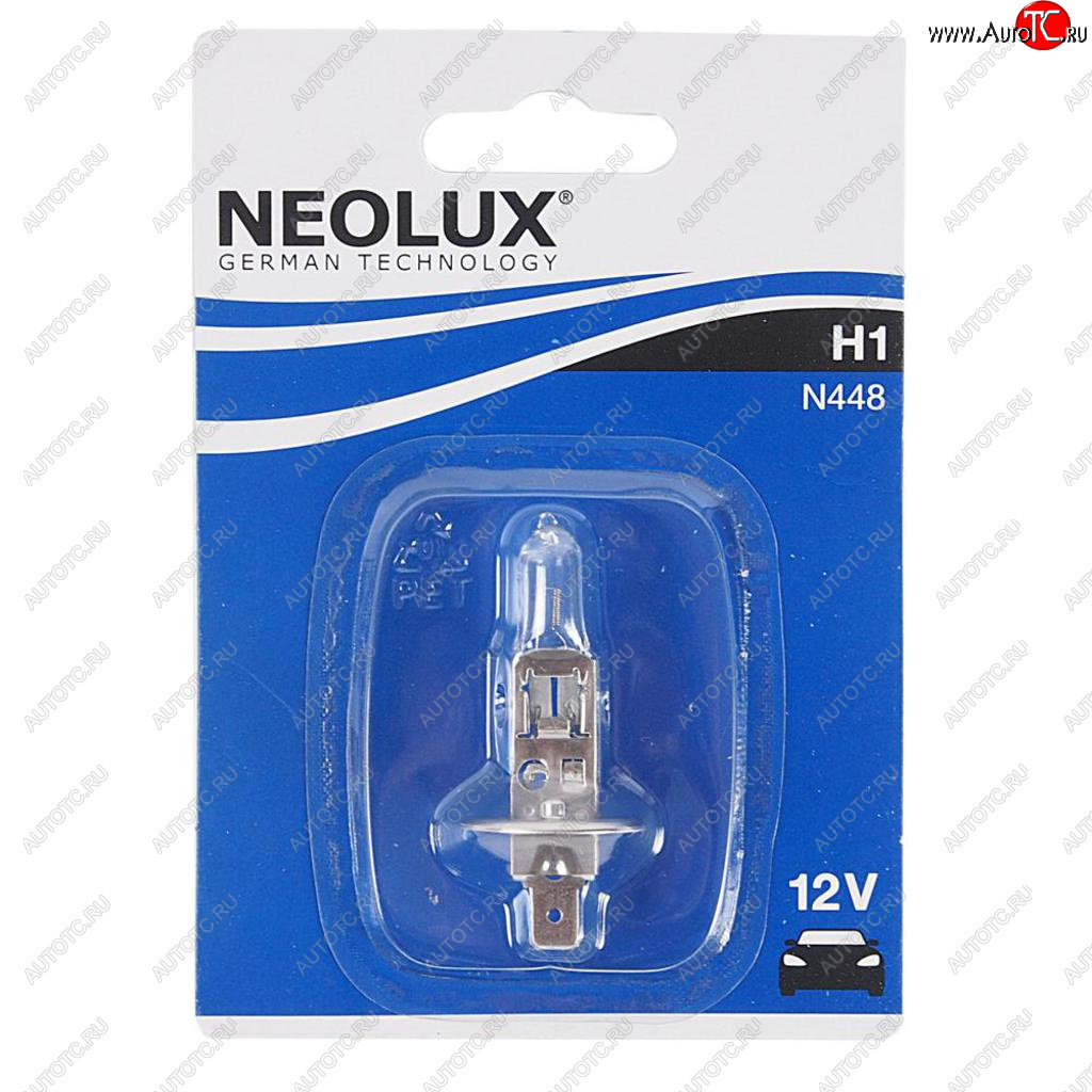 189 р. Лампа 12V H1 55W P14.5s 3200K 1550лм блистер (1шт.) Standard NEOLUX NEOLUX n448-01b  с доставкой в г. Керчь