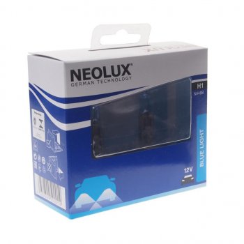 699 р. Лампа 12V H1 55W P14.5s 4000K 1550лм бокс (2шт.) Blue Light NEOLUX NEOLUX n448b-2scb  с доставкой в г. Керчь. Увеличить фотографию 1