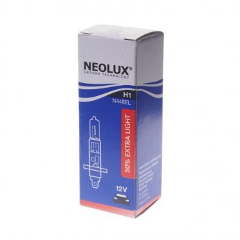 156 р. Лампа 12V H1 55W P14.5s +50% 3200K 1550лм Extra Light NEOLUX NEOLUX n448el  с доставкой в г. Керчь. Увеличить фотографию 2