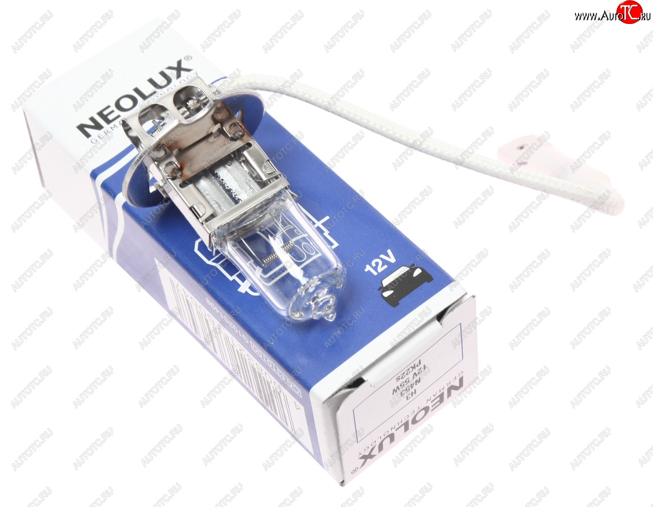 137 р. Лампа 12V H3 55W PK22s 3200K 1450лм Standard NEOLUX NEOLUX n453  с доставкой в г. Керчь
