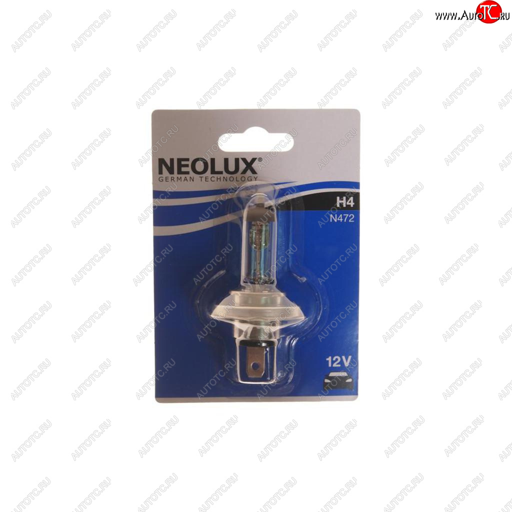 299 р. Лампа 12V H4 6055W P43t 16501000лм блистер (1шт.) Standard NEOLUX NEOLUX n472-01b  с доставкой в г. Керчь