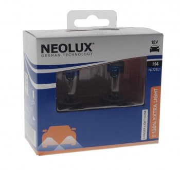 1 229 р. Лампа 12V H4 60/55W P43t +150% 1650/1000лм бокс (2шт.) Extra Light NEOLUX NEOLUX n472el1-2scb NEOLUX n472el1-2scb  с доставкой в г. Керчь. Увеличить фотографию 1