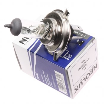 209 р. Лампа 12V H4 10080W P43t 3200K 29001500лм Power Light NEOLUX NEOLUX n484  с доставкой в г. Керчь. Увеличить фотографию 1