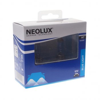 1 239 р. Лампа 12V H7 55W PX26d 1500лм бокс (2шт.) Blue Light NEOLUX NEOLUX n499b-2scb  с доставкой в г. Керчь. Увеличить фотографию 1