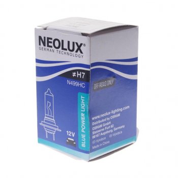639 р. Лампа 12V H7 80W PX26d 5000K 1500лм Blue Power Light NEOLUX NEOLUX n499hc  с доставкой в г. Керчь. Увеличить фотографию 2