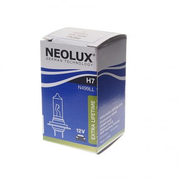 369 р. Лампа 12V H7 55W PX26d 1500лм Extra Lifetime NEOLUX NEOLUX n499ll  с доставкой в г. Керчь. Увеличить фотографию 2
