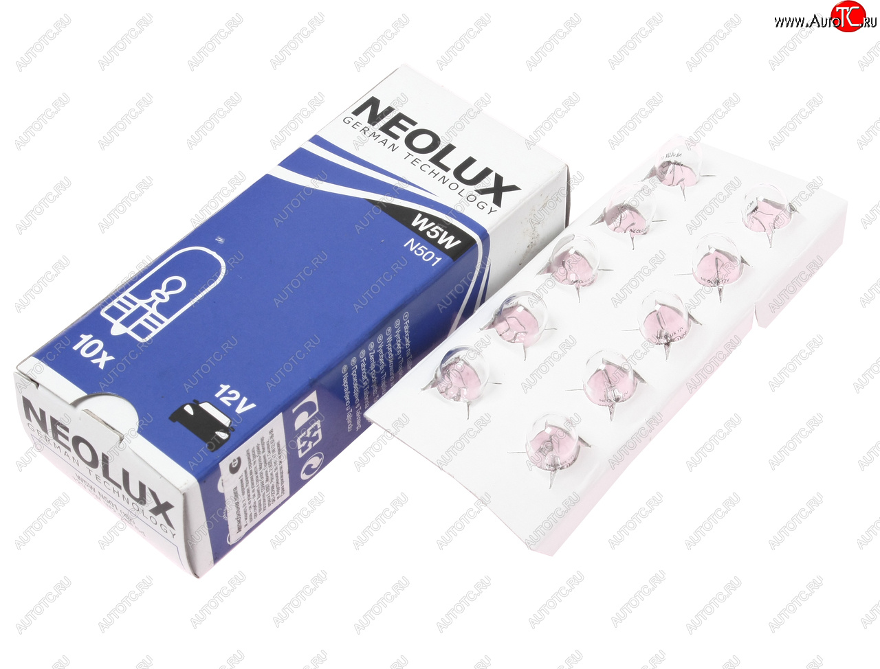 26 р. Лампа 12V W5W T10W W2.1x9.5d Standard NEOLUX NEOLUX n501  с доставкой в г. Керчь