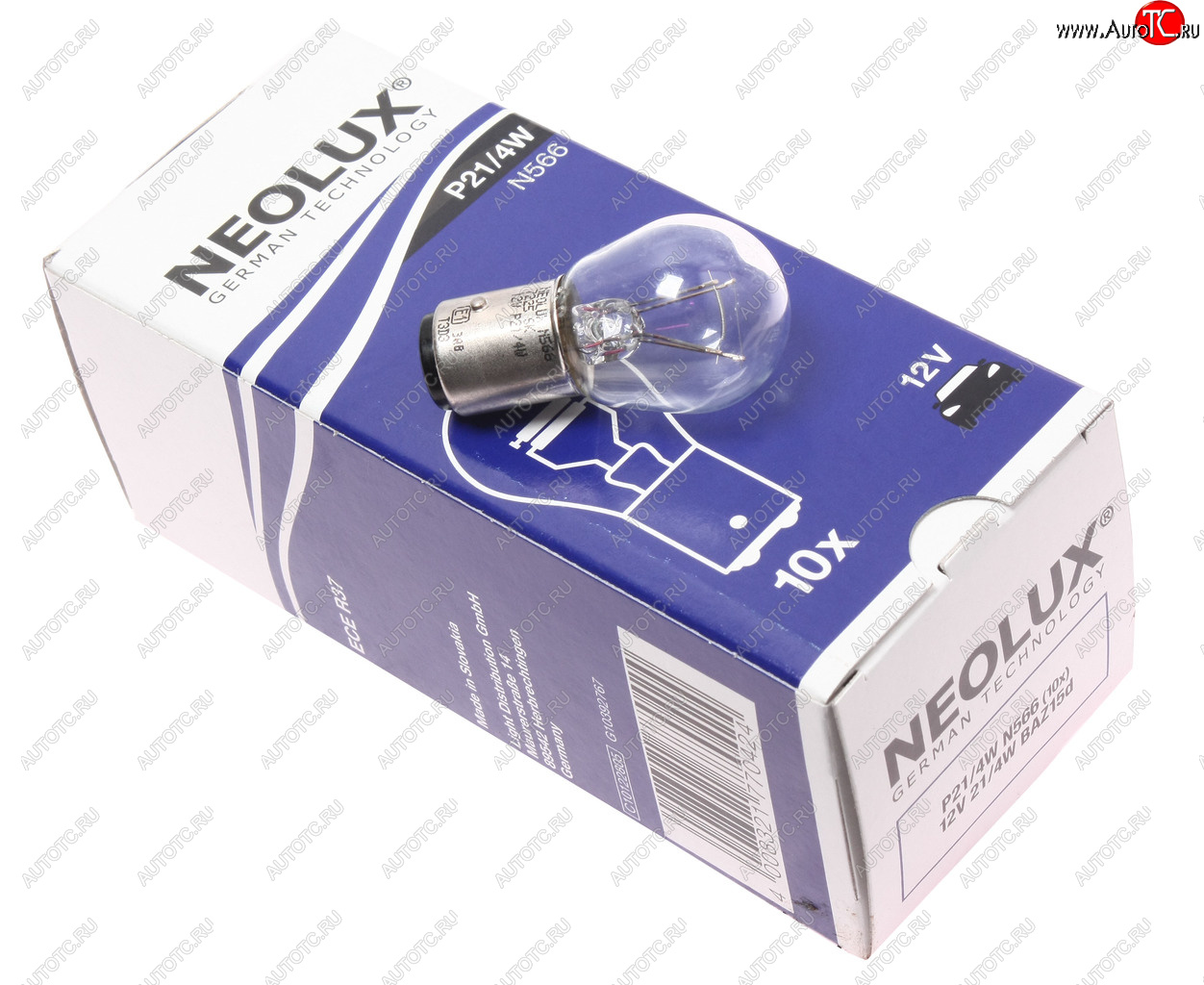 88 р. Лампа 12V P214W BAZ15d 44015лм Standard NEOLUX NEOLUX n566  с доставкой в г. Керчь