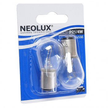 215 р. Лампа 12V P214W BAZ15d 44015лм блистер (2шт.) Standard NEOLUX NEOLUX n566-02b  с доставкой в г. Керчь. Увеличить фотографию 1