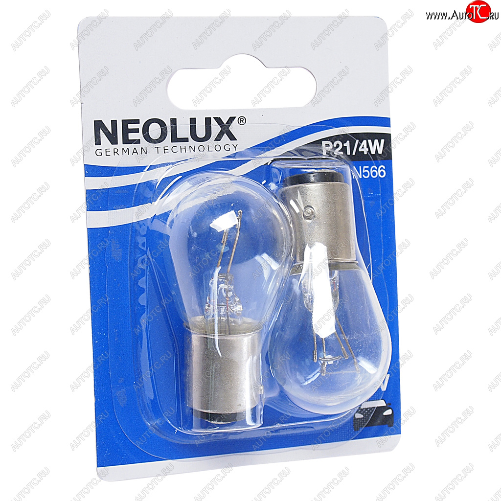 215 р. Лампа 12V P214W BAZ15d 44015лм блистер (2шт.) Standard NEOLUX NEOLUX n566-02b  с доставкой в г. Керчь