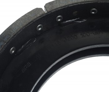 6 999 р. Колодки тормозные JAC N75 задние барабанные (1шт.) (верхняя) OE JAC n900-3501070b  с доставкой в г. Керчь. Увеличить фотографию 3