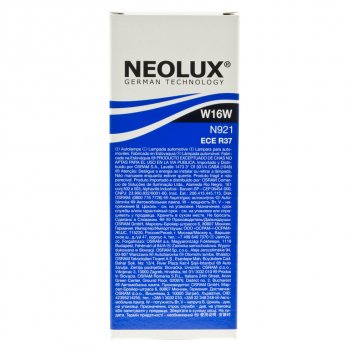 59 р. Лампа 12V W16W W2.1x9.5d Standard NEOLUX NEOLUX n921  с доставкой в г. Керчь. Увеличить фотографию 4