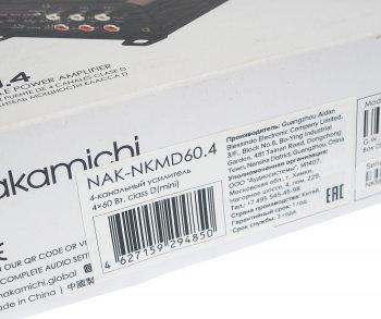 7 899 р. Усилитель автомобильный 4х60Вт NAKAMICHI NAKAMICHI nak-nkmd60.4 NAKAMICHI nak-nkmd60.4  с доставкой в г. Керчь. Увеличить фотографию 5