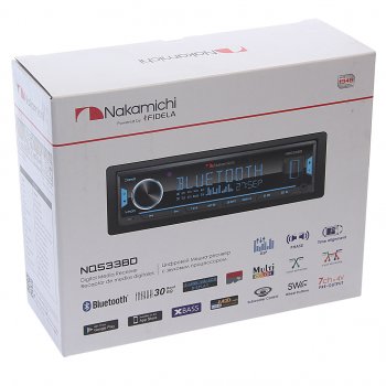 6 999 р. Магнитола автомобильная 1DIN NAKAMICHI NAKAMICHI nak-nq533bd  с доставкой в г. Керчь. Увеличить фотографию 4