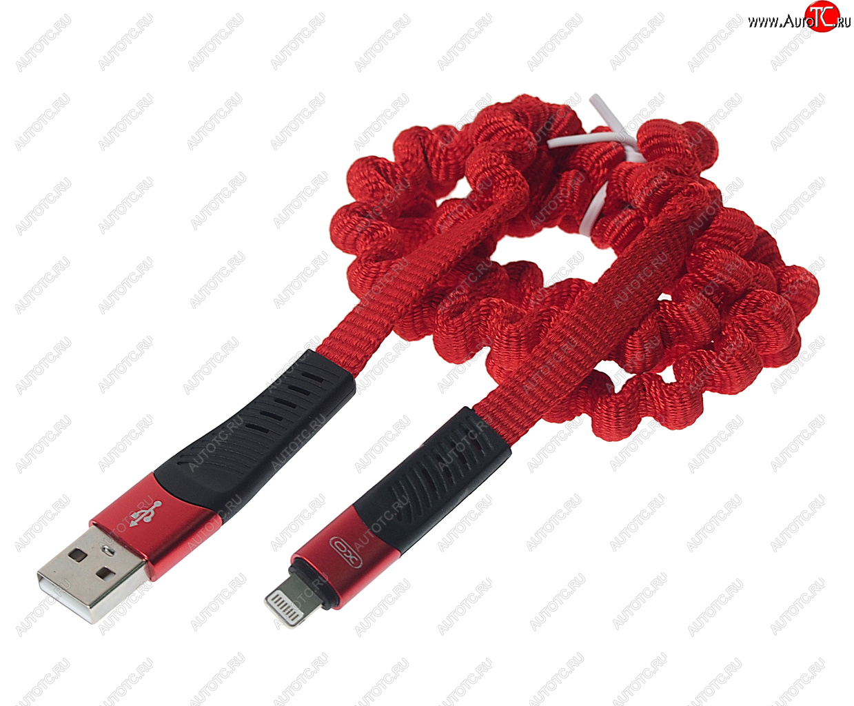 549 р. Кабель iPhone (5-) 1.2м красный XO XO nb127 red  с доставкой в г. Керчь