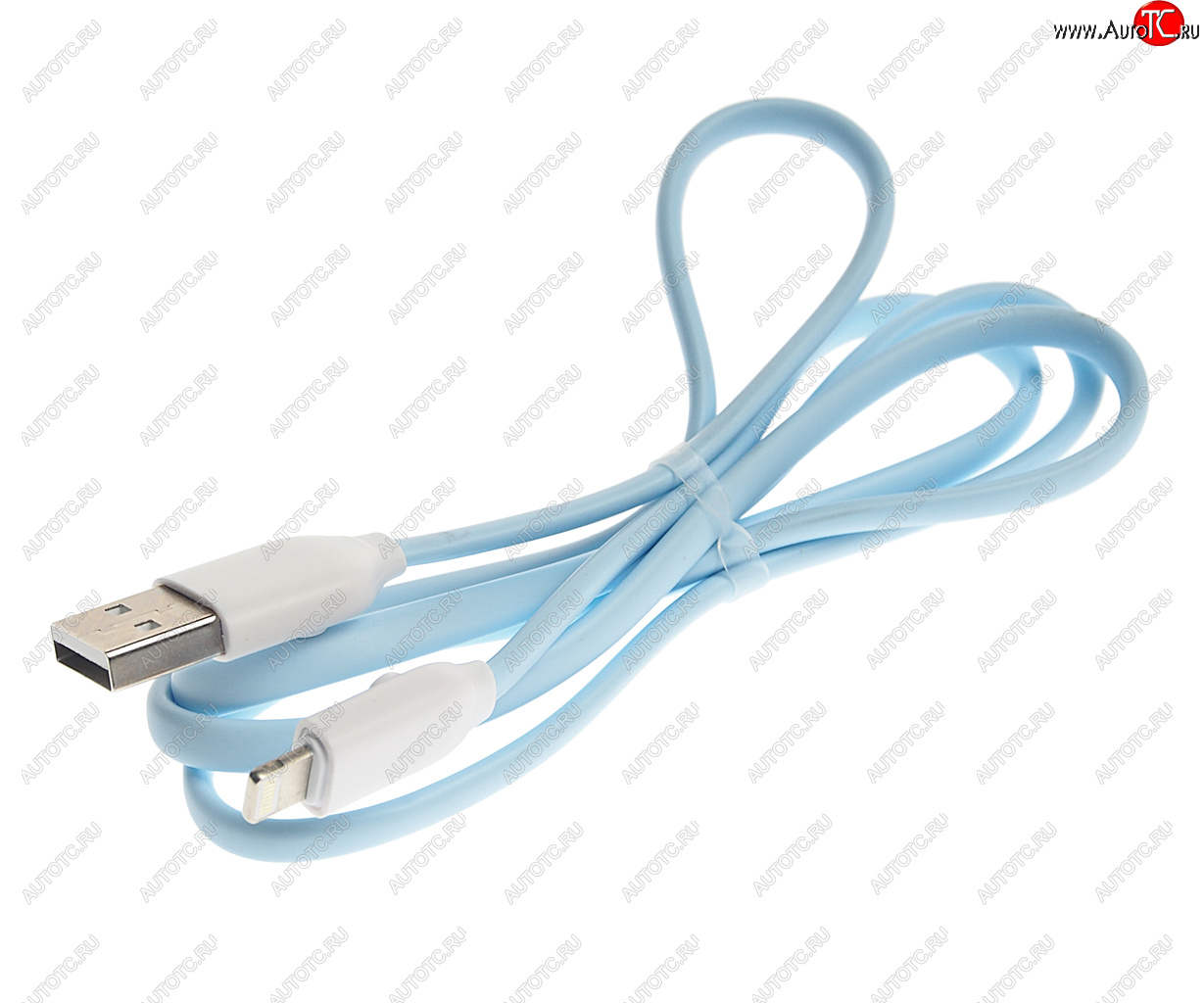 176 р. Кабель iPhone (5-) 1м голубой XO XO nb150 blue  с доставкой в г. Керчь