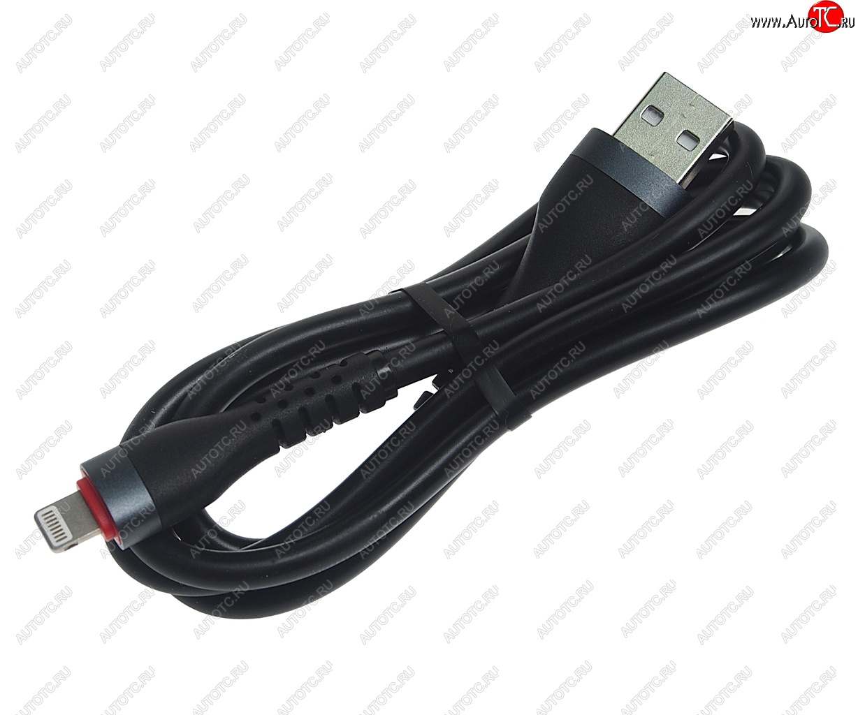 339 р. Кабель iPhone (5-) 1м черный XO XO nb213 black  с доставкой в г. Керчь