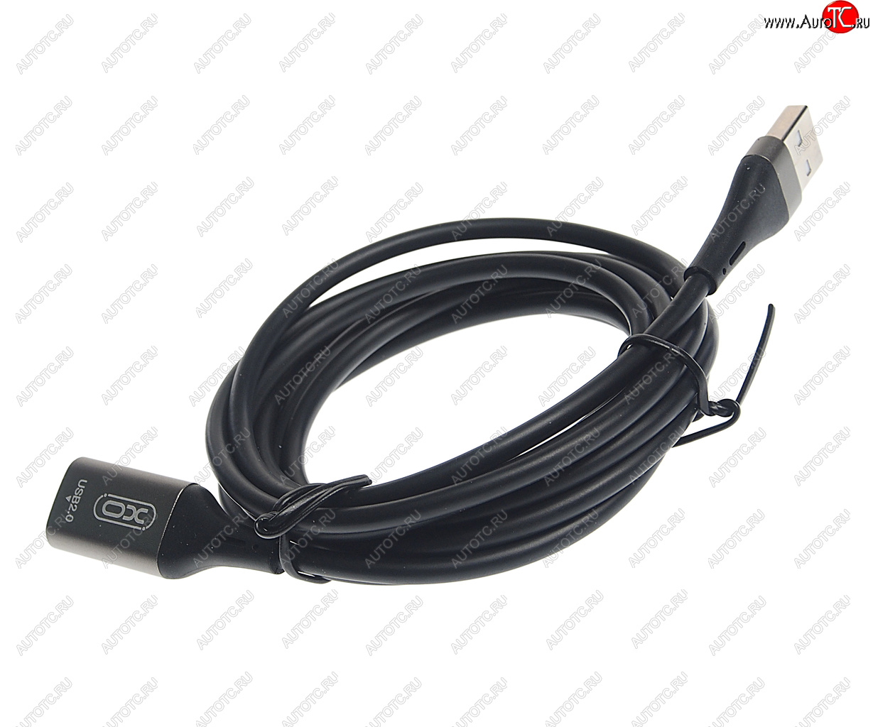 319 р. Кабель USB 2м удлинитель XO XO nb219 2m black  с доставкой в г. Керчь