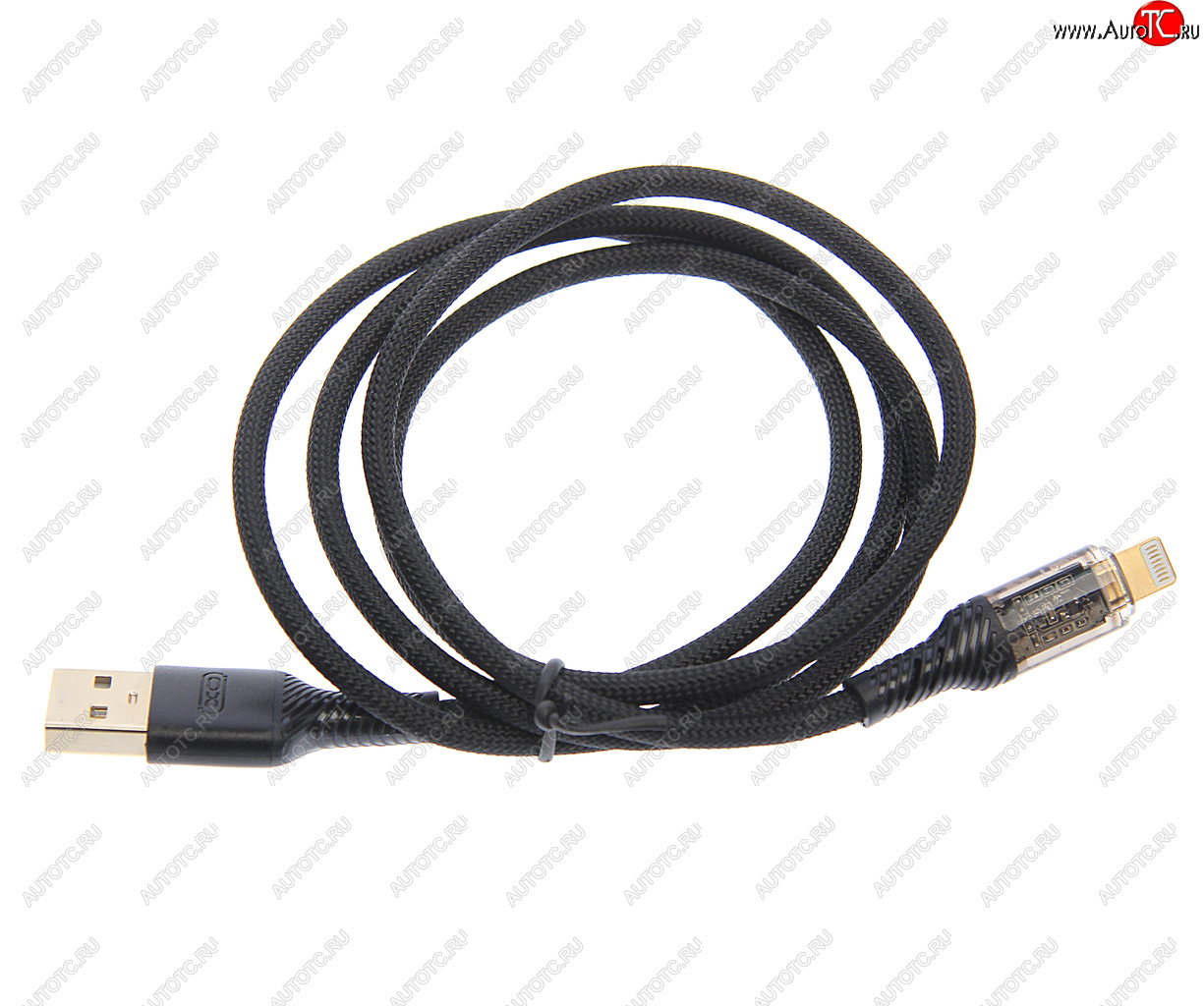 339 р. Кабель iPhone (5-) 1м черный XO XO nb229 black  с доставкой в г. Керчь