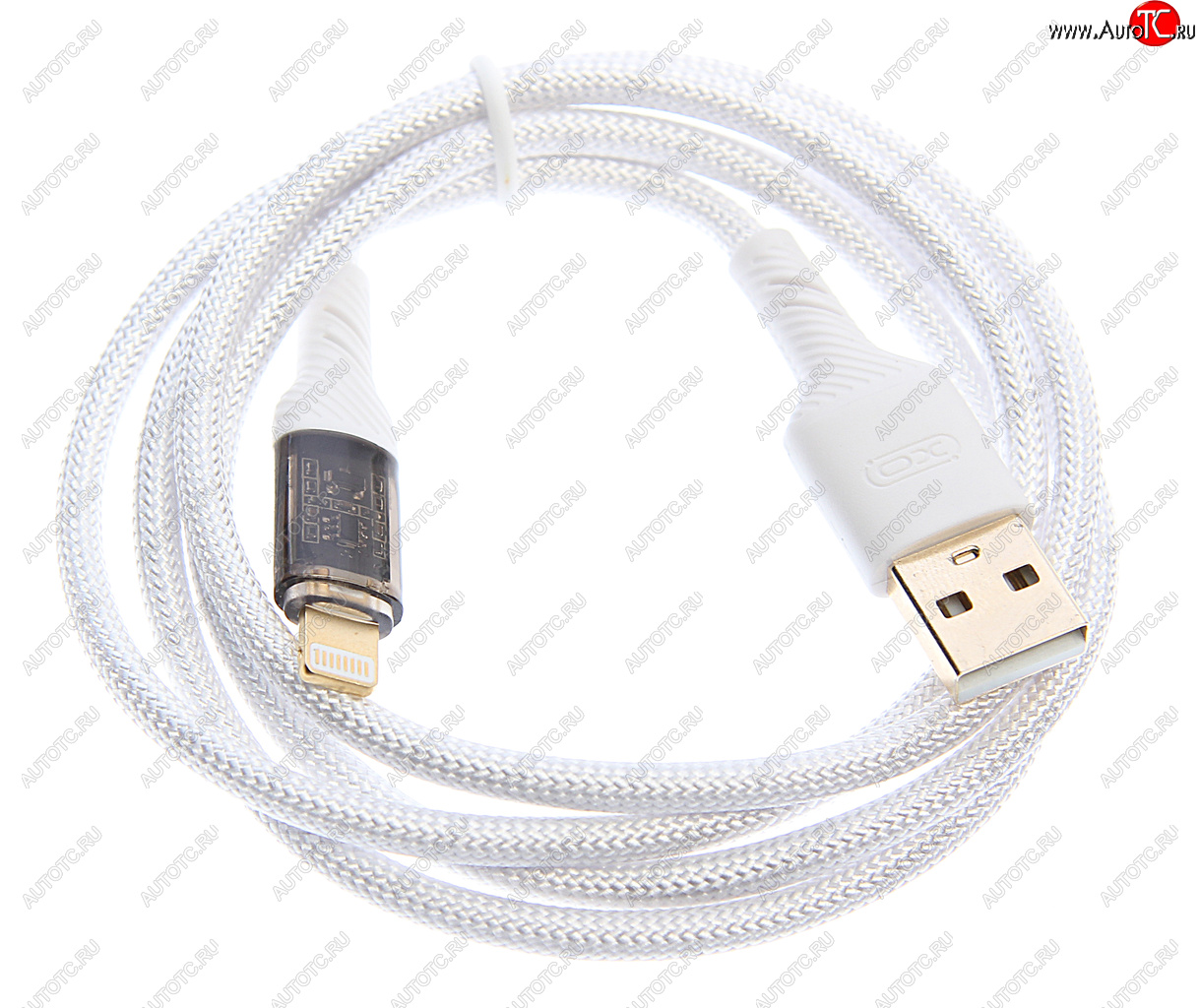 349 р. Кабель iPhone (5-) 1м белый XO XO nb229 white  с доставкой в г. Керчь