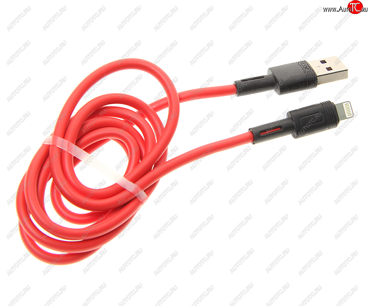 389 р. Кабель iPhone (5-) 1м красный XO XO nb-q166 red  с доставкой в г. Керчь