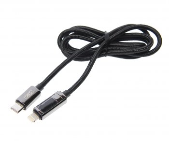 759 р. Кабель iPhone (5-)-USB Type C 1м черный XO XO nb-q203a black  с доставкой в г. Керчь. Увеличить фотографию 1