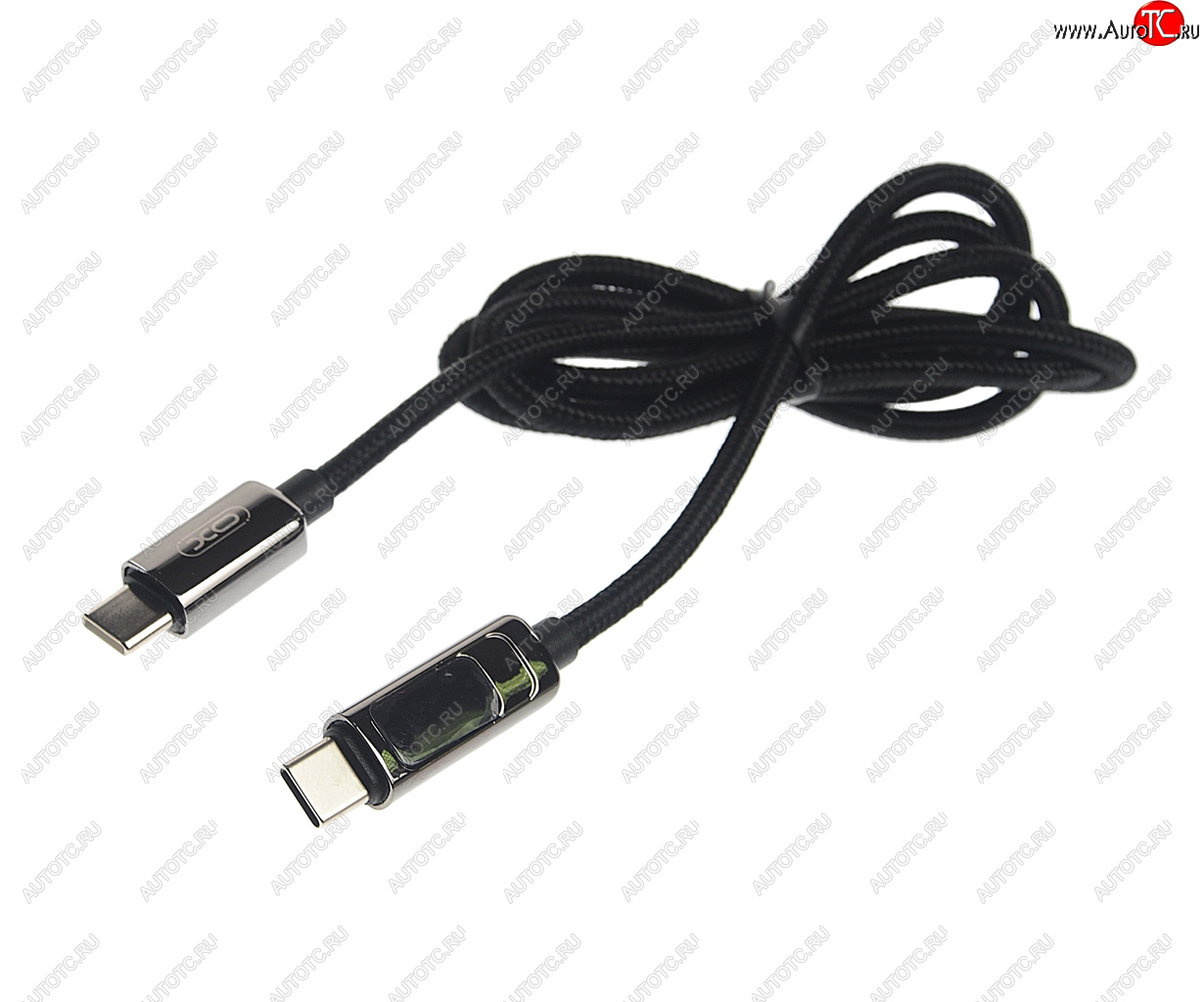 659 р. Кабель USB Type C-USB Type C 1м черный XO XO nb-q203b black XO nb-q203b black  с доставкой в г. Керчь