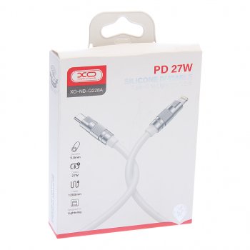 519 р. Кабель iPhone (5-)-USB Type C 1.2м белый XO XO nb-q228a white  с доставкой в г. Керчь. Увеличить фотографию 3