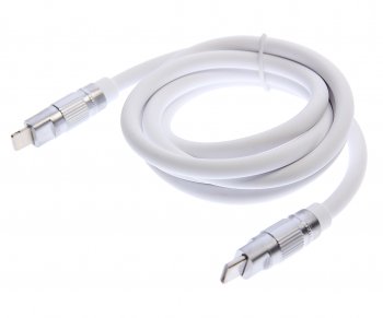 519 р. Кабель iPhone (5-)-USB Type C 1.2м белый XO XO nb-q228a white  с доставкой в г. Керчь. Увеличить фотографию 1