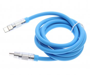 439 р. Кабель USB Type C-USB Type C 1.2м синий XO XO nb-q228b blue  с доставкой в г. Керчь. Увеличить фотографию 1