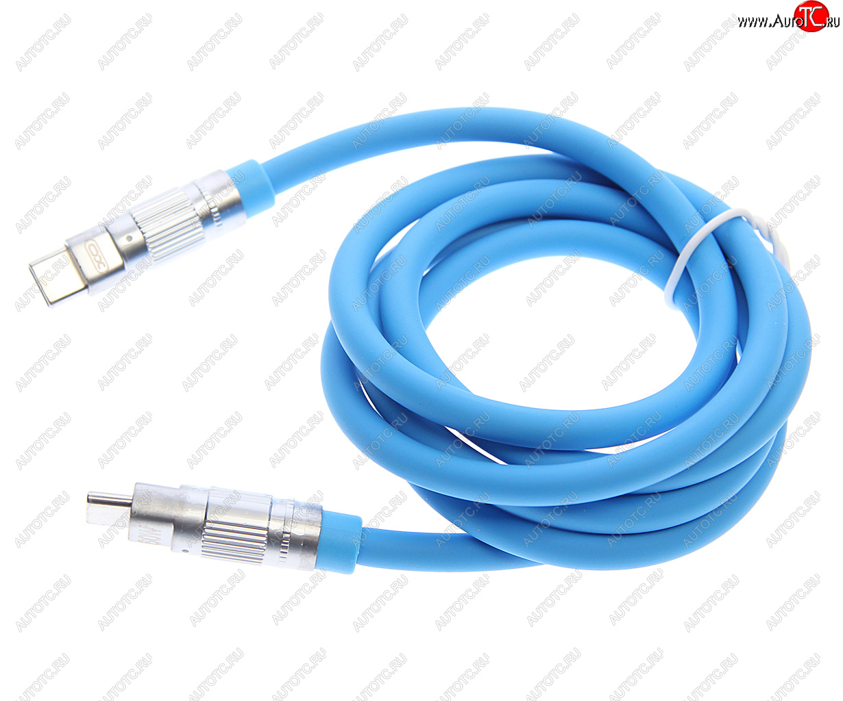 439 р. Кабель USB Type C-USB Type C 1.2м синий XO XO nb-q228b blue  с доставкой в г. Керчь