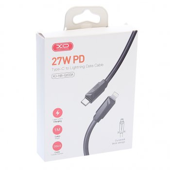 339 р. Кабель iPhone (5-)-USB Type C 1м черный XO XO nbq233a black  с доставкой в г. Керчь. Увеличить фотографию 2