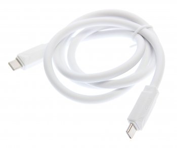 227 р. Кабель USB Type C-USB Type C 1м белый XO XO nbq233b white  с доставкой в г. Керчь. Увеличить фотографию 1
