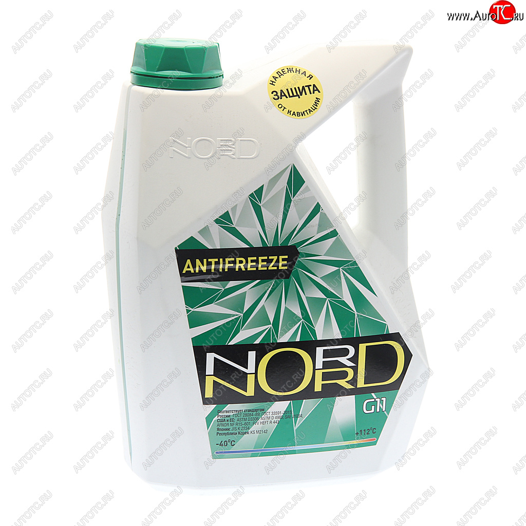 1 099 р. Антифриз зеленый -40C 5кг NORD NORD ng20362  с доставкой в г. Керчь