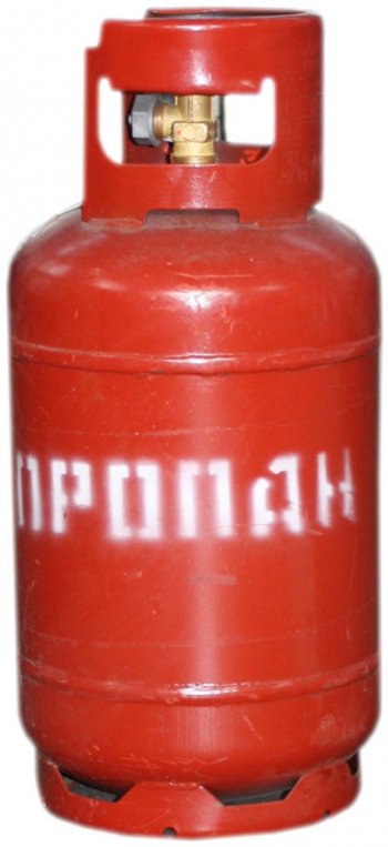 4 399 р. Баллон газовый пропан 12л 1.6МПа с вентилем НГЗА НГЗА нгза 12л  с доставкой в г. Керчь. Увеличить фотографию 1