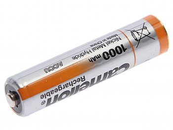 193 р. Батарейка AAA HR03 1.2V аккумулятор Ni-MH 1000mAh блистер 2шт. (цена за 1шт.) CAMELION CAMELION nh-aaa1000bp2  с доставкой в г. Керчь. Увеличить фотографию 2