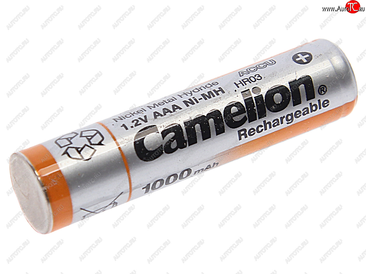 193 р. Батарейка AAA HR03 1.2V аккумулятор Ni-MH 1000mAh блистер 2шт. (цена за 1шт.) CAMELION CAMELION nh-aaa1000bp2  с доставкой в г. Керчь