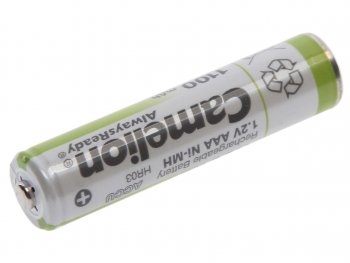 299 р. Батарейка AAA HR03 1.2V аккумулятор Ni-MH 1100mAh блистер 2шт. (цена за 1шт.) CAMELION CAMELION nh-aaa1100bp2  с доставкой в г. Керчь. Увеличить фотографию 2