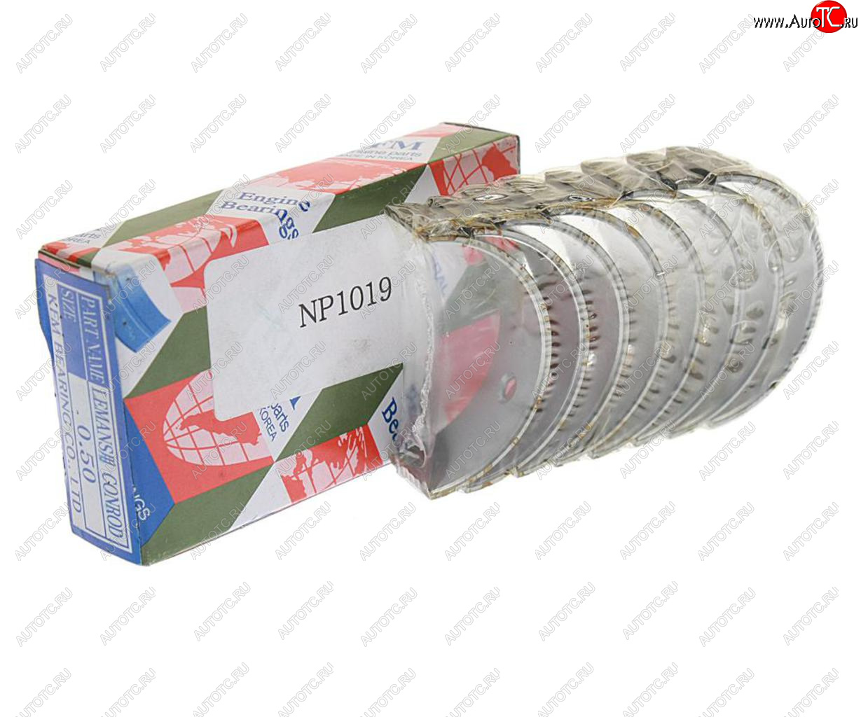 1 179 р. Вкладыши DAEWOO Nexia (95-) шатунные d+0.50 комплект (8шт.) KFM KFM np1019  с доставкой в г. Керчь